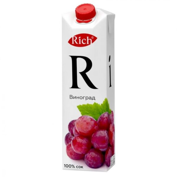 Сок Rich Виноград 1л
